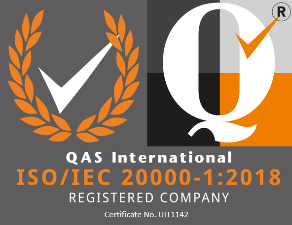 QAS International ISO/IEC 20000-1:2018 Registered Company